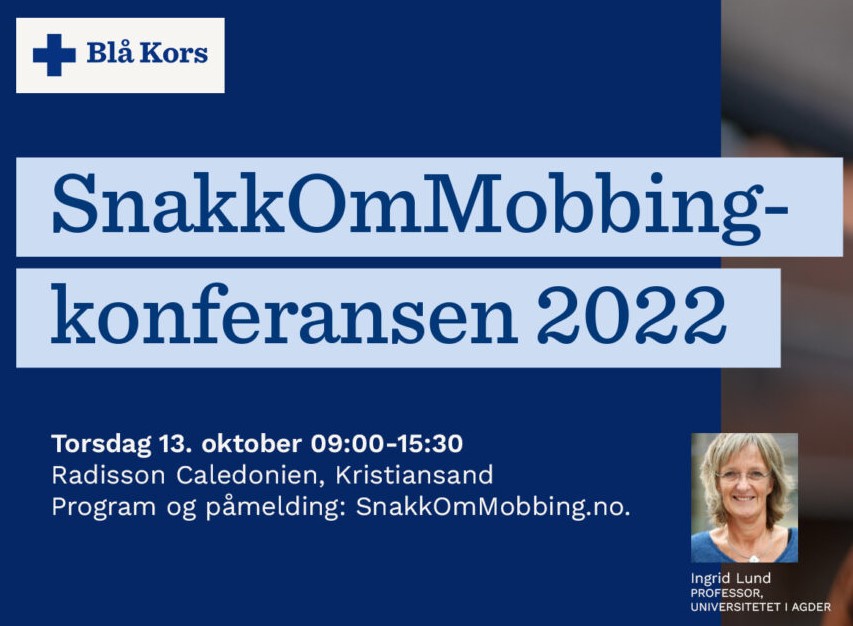 Meld deg på Snakk om mobbing konferansen 2022